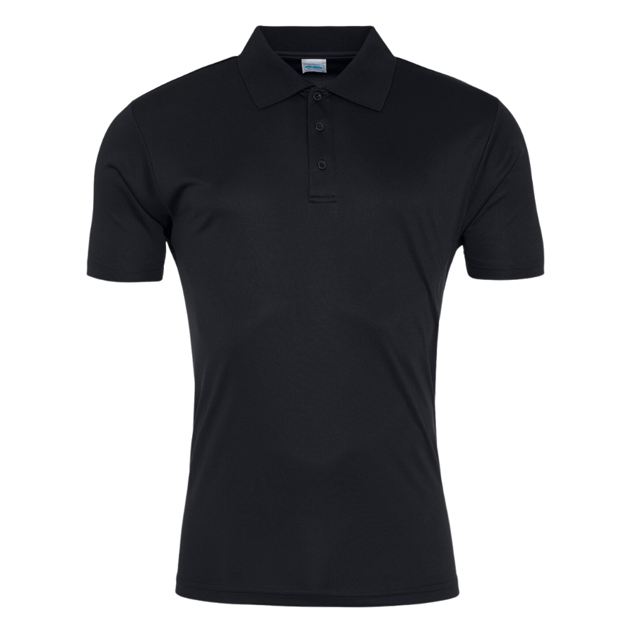 SS Team Polo Shirt Jet Black Serious Sport